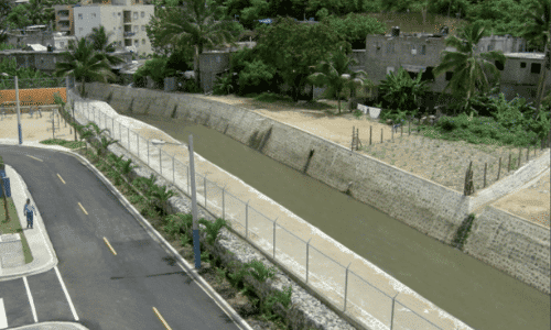 Completed storm and sanitary drainage of the Guajimia Canal in Dominican Republic undertaken by CCC