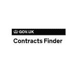Logo of Contracts Finder, lets you search for information about contracts worth over £10,000 with the UK government and its agencies.