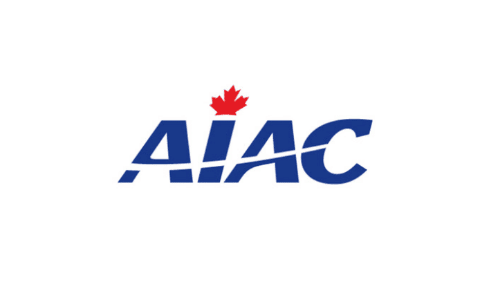 Logo AAIC, a member-driven, not-for-profit, national organization that promotes and facilitates Canadian competitiveness in the global aerospace industry.