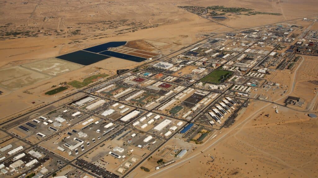 Marine Corps Air Ground Combat Center Twentynine Palms, California.